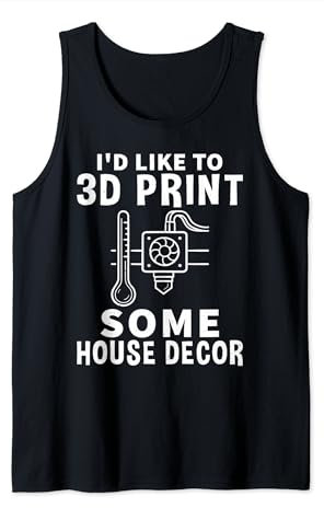 Progettazione di stampa 3D della decorazione della casa per la stampante 3D Canotta