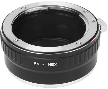 Kameraobjektiv-Adapterring, PK-auf-NEX-Objektivhalterungsadapter mit Manuellem Fokus für PK-Mount-Objektiv auf NEX-Mount-Kamera, für NEX C3 NEX 5C A7 A7S A7SII A6500 A6300 A6000