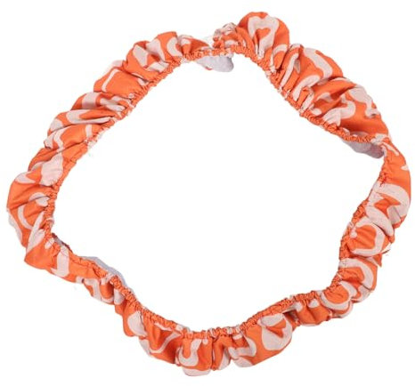 WOONEKY Trampolin-zubehör Trampolin-federabdeckung Sprungbett-federabdeckung Einfache Montage 48 Zoll Orange Oxford Safe Pad
