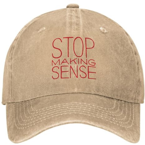 Unisex-Baseballkappe Stop Making Sense Baseballmütze Talking Heads Männer Erwachsene Sonnenblenden Hip Hop Papa Hüte Sommer Streetwear Kpop Rock Snapback Cap Outdoor Geschenk