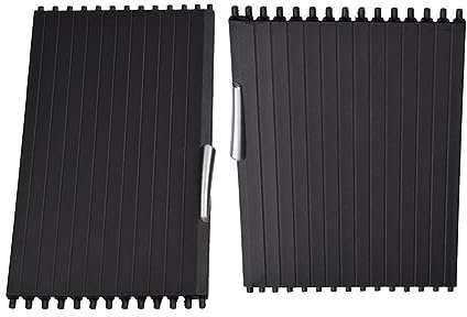 KMLONG Couvercle de porte-gobelet de console centrale de voiture, adapté for X5, E70 X6 E71 E72 2007-2014, boîte de rangement de stores enrouleurs coulissants, couvercle coulissant à fermeture éclair