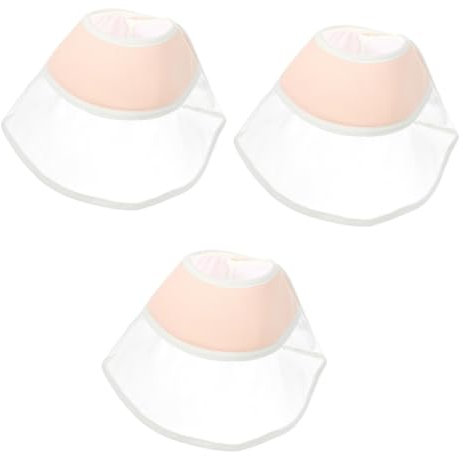 Sosoport 3pcs Recovery Cat Collar Soft Cone for Cats after Licking Design for Comfort and Freedom of Movement for