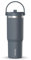 Hydrapeak Nomad Trinkbecher mit Griff und Trinkhalm-Deckel, auslaufsicher, doppelt isoliert, 950 ml, Edelstahl, Dunkelgrau (Nightfall)
