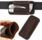 Retro Gürteltragende Ledermesserscheide Horizontal, Horizontale Ledermesserscheide - Handgefertigter Gürtelhalter für Klappmesser, Perfektes Ostergeschenk EDC Organizer für Männer(1Stück braun)