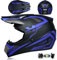 Offroad-Motorradhelm Herren ATV Motocross-Helm Integralhelm Dirt Bike MX-Helme Unisex-Erwachsene Motorradhelm Mit Schutzbrille, Handschuhen Und Maske,N-S