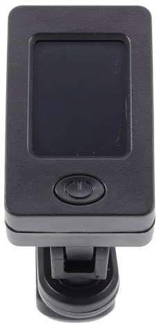 PRETYZOOM Elektronisches Gitarrenstimmgerät für Musikinstrumente Schwarz für Gitarre und Ukulele Praktisches Tragbares Tuner Bauteil