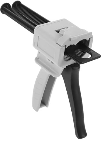 GARVALON Pistolet Distributeur de Colle Bi-composant Manuel Métal pour Mélange et Dosage Précis Époxy Outil Flexible pour Bricolage et Réparation