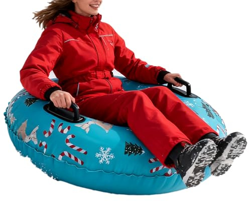 Tubos De Nieve para Niños | Equipo De Herramientas Ligero Y Antideslizante,Trineo De Nieve Inflable,para Familia y Amigos, Hombres, Mujeres, Niños, Actividades Deportivas, Navidad,