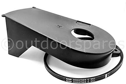 Mountfield Drive Belt & Belt Guard Set for SP454, Part Numbers - 135063750/0 & 322060212/0