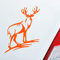 Hellweg Druckerei Hirsch Geweih Jäger Wild Jagd Auto Aufkleber Sticker Heckscheibenaufkleber