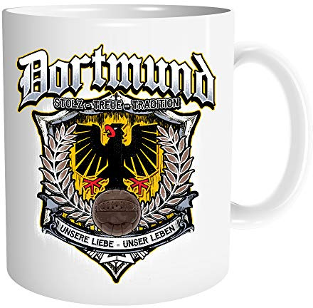 Uglyshirt89 Für Immer Dortmund Tasse | Kaffeetasse Teetasse Geschenk Sport Fussball Stadt Fan