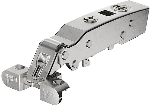 Sensys 8638i - Cerniera in alluminio con ammortizzazione integrata (Sensys 8638i), nichelata, sporgente, angolo di apertura 95°, da avvitare (-)