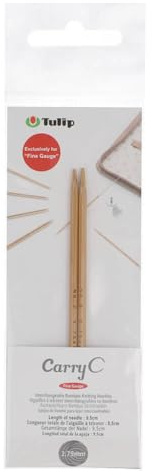 Tulip CarryC fine-Gauge Interchangeable Bamboo Needle tip 2.75 mm - 1 piece