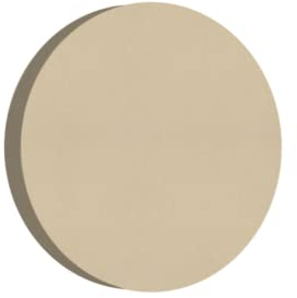 Addictive Sound Schalldämmung Wand Circle Größe 30 cm Dicke 5cm - Akustikpaneele Wand - Nun Schallschutz Schaumstoffplatte - Schallabsorber Bild - Akustikschaumstoff Glatt - Beige