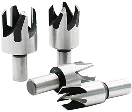 4PC Claw Type Corkscrew Drill Claw Type Round Dowel Drill Carbon Steel Cork Cutter Cork Drill Woodworking Drill Bit