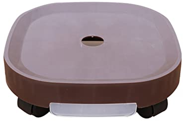 Plant Saucer Portable Planter Tray Universal Wheel Flower Pot Tray Water Catcher Mobile Tray for Home Outdoor Plants planter Flower Pot, Tray