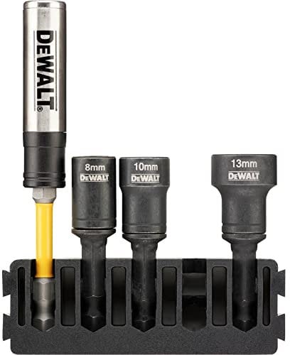 DeWalt 4 Piece Cleanable Nut Driver and Torsion Bit Holder Bar Set