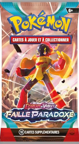 Pokémon - Booster - Ecarlate et Violet - Faille Paradoxe (EV04) - Modèle aléatoire - Jeux de société - Jeux de Cartes - Cartes à Collectionner - A partir de 6 Ans - Version française