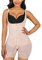 Body gainant post-partum pour femmes enceintes, corset sans couture, contrôle du ventre, ceinture colombienne, fermeture éclair, buste, abricot, M