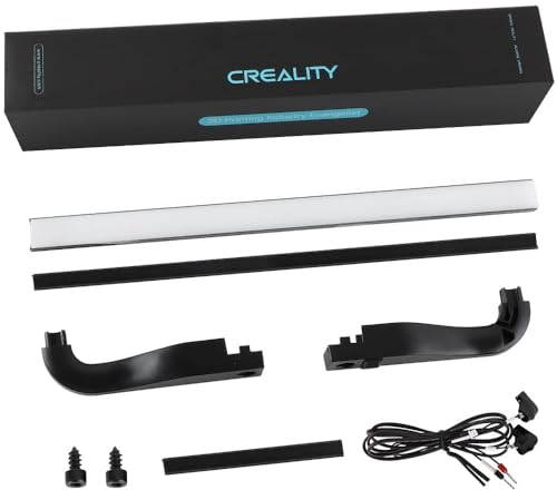 Creality 3D Drucker LED Lichtset, ideal für Ender 3 / Ender3 Pro/Ender 3V2 / Ender 3 Neo/Ender 3 V2 Neo 3D Drucker, 24V 5W LED Lichtleiste