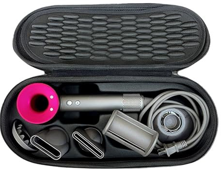 SANXIULY Reise-Tragetasche für Dyson Supersonic Haartrockner, kompatibel mit Dyson HD15, HD08, HD07, HD03, HD01, Grau
