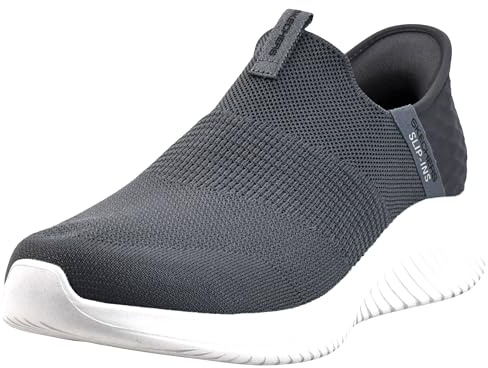 Skechers Men's Ultra Flex 3.0 Smooth Step Hands Free Slip-ins Loafer, US Men, Dark Grey, 9.5 UK Wide