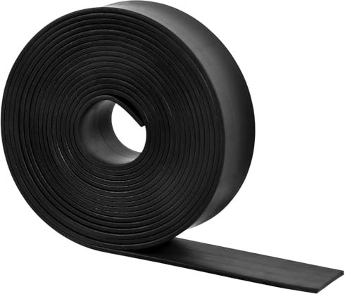 Kingsea Bande de Joint Caoutchouc,Rouleau Caoutchouc 25mm×3mm×300cm,Caoutchouc Antidérapant,Bande de Caoutchouc Néoprène,Anti-Vibration, étanchéité,Bricolage