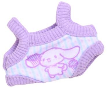 Sharplace Modepuppen-Overall, Puppenkleidung, stilvoll, DIY-Puppenspielzeug-Kostümzubehör, handgefertigte Kleidung für 17-cm-Puppen, LILA