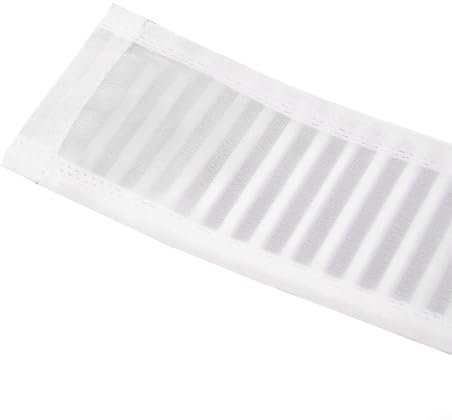 Emiif Radiator Dust Cover, Effective Magnetized Radiator Dust Cover White Scratch-Resistant Fabric Debris Blocking Home Decor Accessory(160CM)