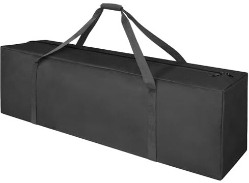 INFANZIA 160L Sac de Sport Grand Capacité pour Homme et Femme, Tres Grand Sac de Voyage résistant à l'eau Pliable avec Fermeture Eclair Améliorée, Solide et Durable, Noir