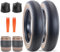 ZUKKA 2er Pack 20 Zoll E-Bike Reifen Heavy Duty Faltbar Fett Fahrradreifen 20x4.0 Fat Fahrrad Mantel und 2er-Pack 20 Zoll Schlauch 20x4.0 für Elektrischer Reifen Kompatibel Wide Mountain Snow Bicycle
