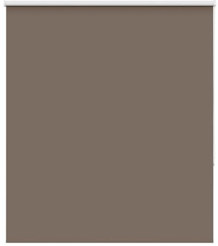 vidaXL Roller Blind Blackout Coffee 135x175 cm Fabric Width 131.6 cm