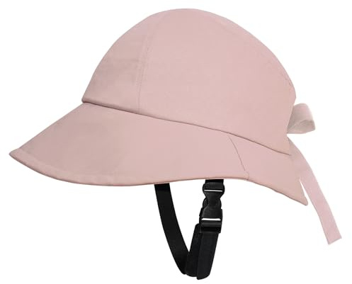 LIODFGLER Women Cycling Helmet for Sun Hat with Bike Helmet Fashion Breathable Sunscreen Head Protection Bicycle Helmet Hats (Pink,one Size)