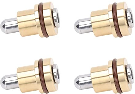 FTVOGUE Excavator Joystick Handle, Brass and Alloy Steel Construction, 4-Pcs Joystick Pusher Control Valve for Heavy Machinery