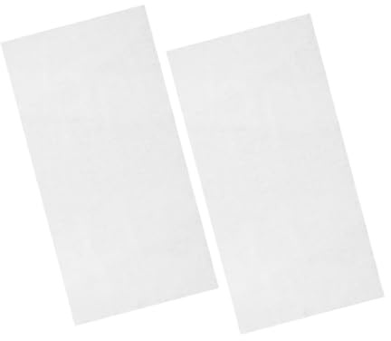 DOITOOL Filtro Aria Elettrostatico 2 Pezzi per Griglie di Ventilazione e Climatizzatori in Poliestere Bianco, Filtra Particelle e Mantiene la Circolazione Dell'aria per Veicoli e