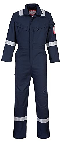 Bizflame Ultra Coverall Color: Navy Talla: Medium