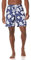 Amazon Essentials Shorts da Bagno 22,9cm Uomo, Blu Marino Fiori di Ibisco, L