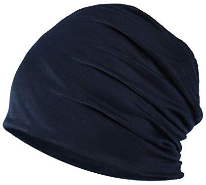 INLLADDY Warme Winter Slouch Beanie Atmungsaktivem Feinem und leichten Jersey Unisex Mütze Wintermütze Torsten Sträter Mütze Marine 27X25CM
