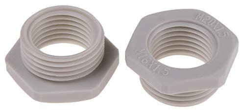 RS PRO Kabelverschraubungsadapter Typ Reduzierstück M16 M20 Nylon 66 Grau M20 x 1.5mm, Packung a 10 Stück