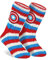 Marvel Kuschelsocken Herren Avengers Winter Socken Jungen Teenager Anti-Rutsch (Mehrfarbig)