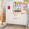 Green Series Kinderplay Large Wooden Play Kitchen - XXL Toy Kitchen for Toddlers & Kids, GS0060-1