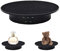 CDIYTOOL Motorized Turntable Display Stand, 90-180-360 Degree Electric Display Stand, 17.6lb Load 7.87Inch Diameter (Black)