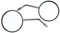 Acouto Universal 8mm Chrom Motorrad Rückspiegel, Universelle Passform, Verstellbar, Bruchsicher, Lenkerhalterung, Rund, Flach, Universell, Links, Motorradspiegel