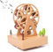Auvewilo Spieluhr aus Holz mit Riesenrad, Festivalgeschenk und Kinderheimdekoration