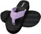 Harssidanzar Donna Piattaforma Zeppa Infradito Estate Spiaggia Casual Confortevole Sandali Perizoma SL264EU,Viola,Taglia 37