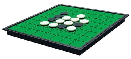 POFET Reversi Brettspiel-Mini-Set mit magnetischem Klappbrett, lustiges Spiel für die ganze Familie