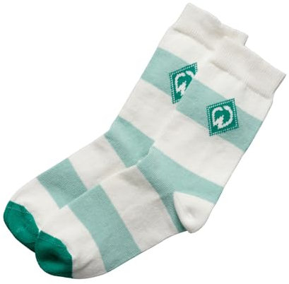 Werder Bremen SV GOTS Kinder Socken Streifen Gr. 27/30