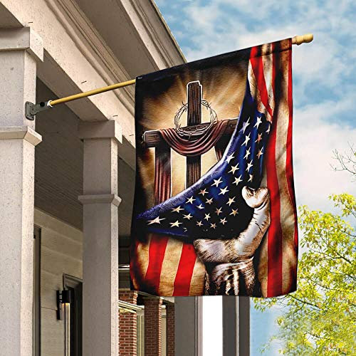 Cruz De La Cristiandad Brillante Bandera Pirata Duradero Banderas De Jardín Gracioso Banderas De Exterior Decorativa Para Fiesta Césped Navidad M