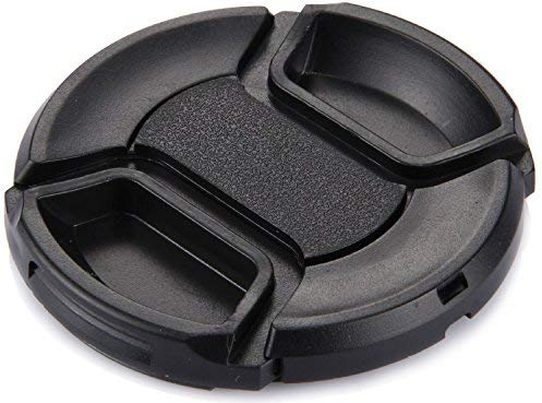 Movoja® [ Objektivschutzdeckel 52mm | Perfekter Fester Halt | Snap-On | Universal-Ersatzkappe | Center Pinch | Kameradeckel | Linsenschutz | Schutz-Kappe | Objektivschutz | Objektivdeckel | 52mm