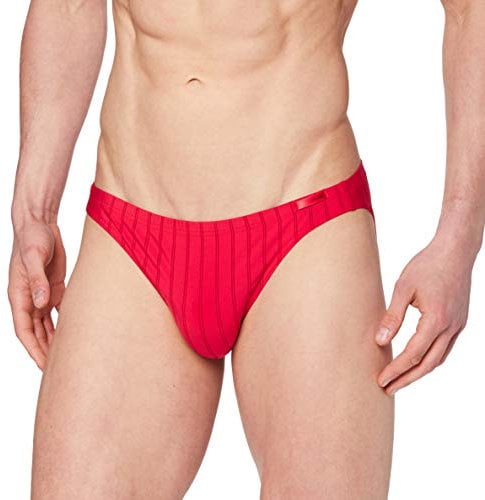 Hom Homme Micro Chic Slip, Rouge, L EU